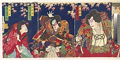 Toyohara Kunichika | Album of Thirty-Two Triptychs of Polychrome ...