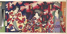 Toyohara Kunichika | Album of Thirty-Two Triptychs of Polychrome ...