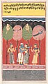 Krishna Revels with the Gopis: Page from a Dispersed Gita Govinda (Song of the Cowherds), Opaque watercolor and silver on paper, India (Madhya Pradesh, Malwa)
