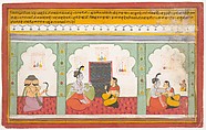 Page from a Dispersed Shiva Mahatmya (Great Tales of Shiva), Ink and opaque watercolor on paper, India (Rajasthan, Mewar)