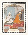 The Timid Bride, Ink, opaque watercolor, and gilt on paper, India (Punjab Hills, Kangra)