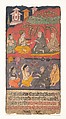 Shalibhadra Performing Austerities: Folio from a Shalibhadra Manuscript, Ink and opaque watercolor on paper, India (Gujarat)