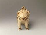 Ewer in the Form of an Elephant, Glazed pottery with incised and inlaid decoration, Vietnam