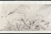 The Sixteen Luohans, Shitao (Zhu Ruoji) (Chinese, 1642–1707), Handscroll; ink on paper, China