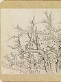 Landscapes and trees, Gong Xian (Chinese, 1619–1689), Album of twelve leaves; ink on paper, China