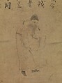 Meeting between Yaoshan and Li Ao, Attributed to Zhiweng (Chinese, active first half of the 13th century), Horizontal painting mounted as a hanging scroll; ink on paper, China