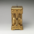 Portable Picnic Set (sagejū) with Chrysanthemums, Foliage Scroll, and Tokugawa Family Crest, Lacquered wood with gold, silver hiramaki-e, gold and silver foil application on nashiji lacquer ground, Japan