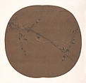 Snow Plum, Unidentified artist, Album leaf; ink on silk, China