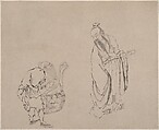 Painting, Unidentified artist, Leaf from an album; ink on paper, China