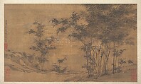 Bamboo, Unidentified artist, Album leaf; ink on silk, China