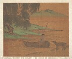 Water Buffalo, Unidentified artist, Album leaf; ink and color on silk, China