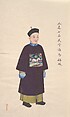 Collection of Paintings showing Military Officials, Unidentified artist, Set of seventeen paintings tied together; watercolor on paper, China