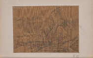 Landscape, Zheng Bin  Chinese, Miniature from album of eleven paintings; ink and color on silk, China