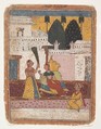 Ramkali Ragini:  Page from a Dispersed Ragamala Series (Garland of Musical Modes), Ink and opaque watercolor on paper, India (Rajasthan, Marwar)