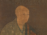 Portrait of Shun'oku Myōha, Unidentified artist Japanese, Hanging scroll; ink, color, and gold on silk, Japan