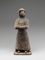 Figure of Mongol, Earthenware with burnishing, China