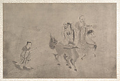 Procession of Arhats, Unidentified artist, Album of ten leaves; ink on silk, China