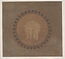 Twelve Designs for Circular Mirror, Formerly attributed to Yi Yuanji (Chinese, active 11th century), Set of twelve album leaves; ink and color on silk, China