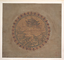Twelve Designs for Circular Mirror, Formerly attributed to Yi Yuanji (Chinese, active 11th century), Set of twelve album leaves; ink and color on silk, China