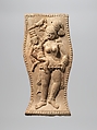 Yakshi Holding a Crowned Child with a Visiting Parrot, Terracotta, India (Bengal)