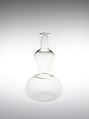 Wine Bottle, Translucent glass, Japan