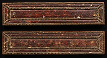 Pair of Manuscript Covers with Goddesses Set in a Foliate Landscape, Distemper on wood, Nepal (Kathmandu Valley)