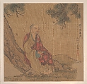 Ten Paintings of Luohans, Unidentified artist, Album of ten leaves; ink and color on silk, China