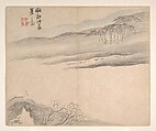 Landscapes after Ancient Masters, Mei Qing (Chinese, 1623–1697), Album of twelve paintings and one leaf of calligraphy; ink and color on paper, China