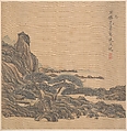 Figures, flowers, and landscapes, leaves a–d by Chen Hongshou (Chinese, 1598/99–1652), Album of eleven leaves; ink and color on silk, China