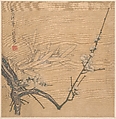 Figures, flowers, and landscapes, leaves a–d by Chen Hongshou (Chinese, 1598/99–1652), Album of eleven leaves; ink and color on silk, China