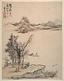 Landscapes after Song and Yuan masters, Lan Ying (Chinese, 1585–1664), Album of twelve leaves; ink and color on paper, China