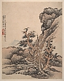 Landscapes after Song and Yuan masters, Lan Ying (Chinese, 1585–1664), Album of twelve leaves; ink and color on paper, China