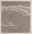 Eight Songs of the Xiao and Xiang Rivers, Unidentified artist  , 16th or 17th century, Album of eight leaves; ink on paper, China