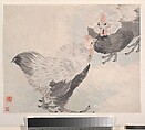 Animals, Flowers and Birds, Ren Yi (Ren Bonian) (Chinese, 1840–1896), Album of eight leaves; ink and color on paper, China