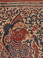 Painted Textile Depicting Celestial Musicians, Block-printed plain-weave cotton (mordant- and resist-dyed), India (Gujarat)