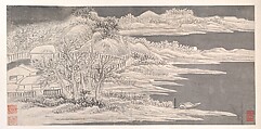 Landscapes of the Twelve Months, Gong Xian (Chinese, 1619–1689), Album of twelve painting leaves; ink on paper, China