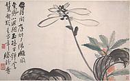 Plantain Lily, Chen Hengke  Chinese, Album leaf; ink and color on paper, China