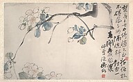 Pear Blossoms, Chen Hengke  Chinese, Album leaf; ink and color on paper, China