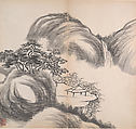 Landscapes, He Weipu (Chinese, 1844–1925), Album of eight leaves; ink and color on paper, China