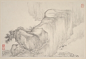 Landscapes, Zhang Feng (Chinese, active ca. 1628–1662), Album of twelve leaves; ink and color on paper, China