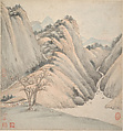 Landscapes in the styles of ancient masters, Wang Jian (Chinese, 1609–1677/88), Album of eighteen leaves; ink and color on paper, China
