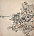 Landscapes in the styles of ancient masters, Wang Jian (Chinese, 1609–1677/88), Album of eighteen leaves; ink and color on paper, China