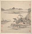 Landscapes in the styles of ancient masters, Wang Jian (Chinese, 1609–1677/88), Album of eighteen leaves; ink and color on paper, China