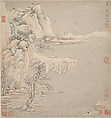 Landscapes in the styles of ancient masters, Wang Jian (Chinese, 1609–1677/88), Album of eighteen leaves; ink and color on paper, China