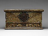 Chest with a Single Drawer, Gold lacquer with hiramaki-e and mother-of-pearl inlay; gilt copper fittings, Japan
