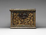 Chest with a Single Drawer, Gold lacquer with hiramaki-e and mother-of-pearl inlay; gilt copper fittings, Japan