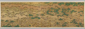 Ten Thousand Miles along the Yellow River, Unidentified artist Chinese, active late 17th–early 18th century, Two handscrolls; ink, color, and gold on silk, China