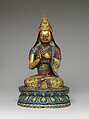 Figure of a Lama, Cloisonné enamel on copper, China