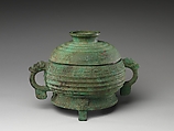 Grain serving vessel (Gui), Bronze, China