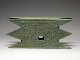 Architectural Unit, Bronze with green patina, China